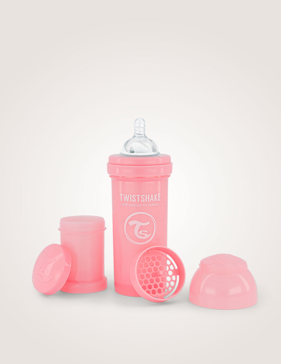 Twistshake Anti-Colic Baby Bottles 260ml (9 fl oz) pink