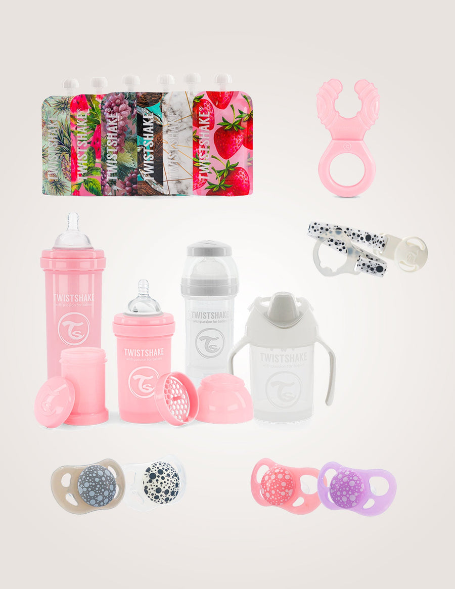 Baby Bottle Value Pack Girl Great Gift Idea - Twistshakeshop